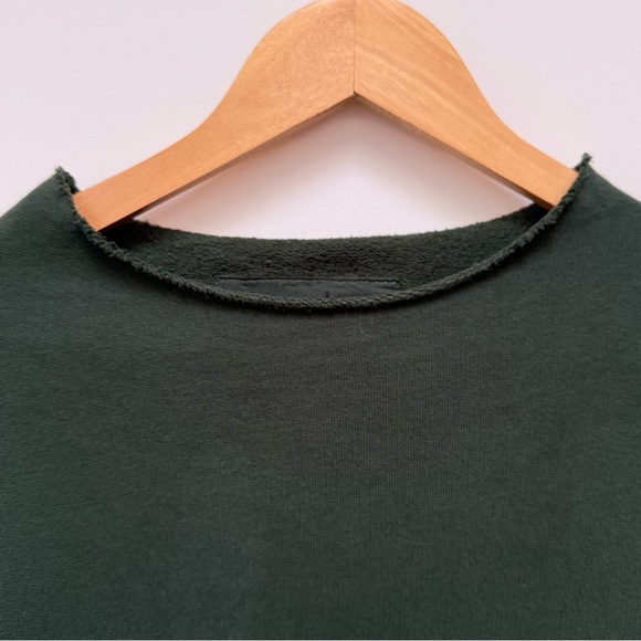 Frank & Eileen Izzie Party Sweatshirt Dress Triple Fleece Green Medium M - Picture 8 of 11